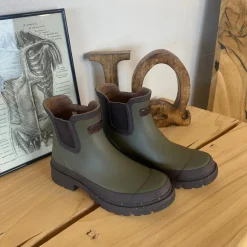 Klassisk grøn Woden gummistøvle med kort skaft