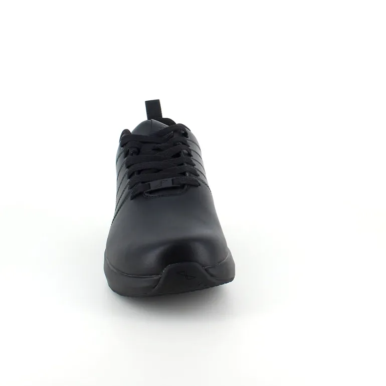 Klassisk sort læder sko fra Gaitline