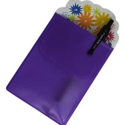 Lommebeskytter med blomster