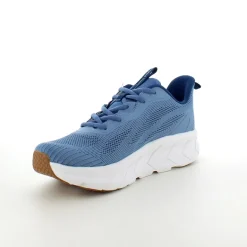 Lyseblå åndbar sko med god bredde