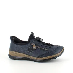 Mørkeblå Rieker slip-on sneakers