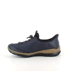 Mørkeblå Rieker slip-on sneakers