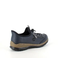 Mørkeblå Rieker slip-on sneakers