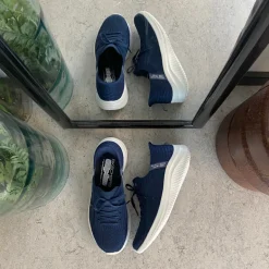 Mørkeblå Skechers Slip-ins med svangstøtte