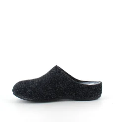Mørkegrå filthjemmesko - som giver dig komfort og varme