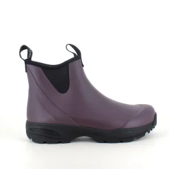 Mørklilla gummistøvle med svangstøtte fra Green Comfort.