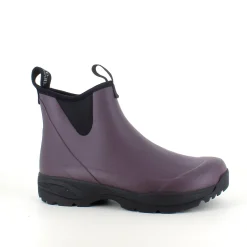 Mørklilla gummistøvle med svangstøtte fra Green Comfort.