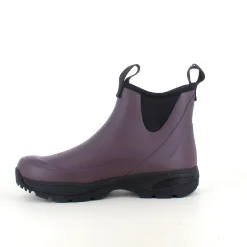 Mørklilla gummistøvle med svangstøtte fra Green Comfort.
