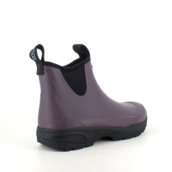 Mørklilla gummistøvle med svangstøtte fra Green Comfort.