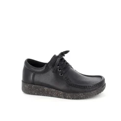 Nature sko i sort skind