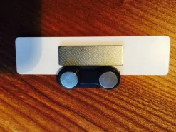 Navneskilt med magnet - firkantet