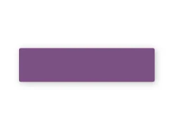 Navneskilt til kitlen, firkantet med afrundede kanter med nål