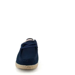 Navy ruskindssko med rågummisål