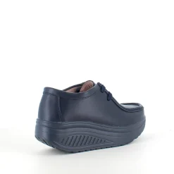 Navy skindsko med gængesål og svangstøtte