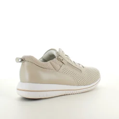 Åndbar beige sneakers fra Green Comfort