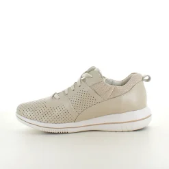Åndbar beige sneakers fra Green Comfort