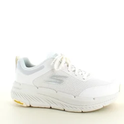 Åndbar hvid MaxCushioning sko fra Skechers