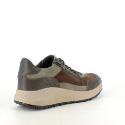 Olivengrøn Green Comfort sko med dobbelt lukning