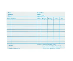 Pille æsken medidos no. 1, ugesæt