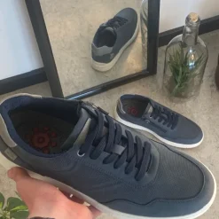 Relife sporty arbejdssko i navy med Soft Reflex-system – let komfort til lange dage på fødderne