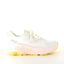 Råhvide letvægtssko med rosa Nonslip ydersål