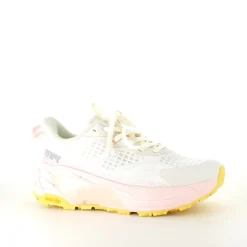 Råhvide letvægtssko med rosa Nonslip ydersål