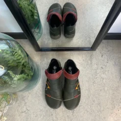 Rieker støvle til dame i grøn