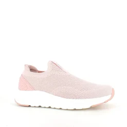 Rosa slip on sko fra Cruz med god bredde
