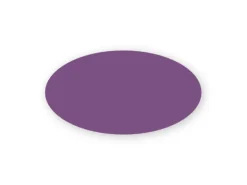 Rundt navneskilt med magnet