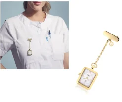 Sif Jacobs sygeplejeur i guld med gravering