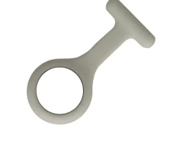 Silikone sygeplejeur med hvid urskive & 3 ekstra covers – praktisk, hygiejnisk & let at aflæse