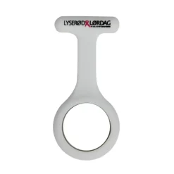 Silikone sygeplejeur med hvid urskive & 3 ekstra covers – praktisk, hygiejnisk & let at aflæse