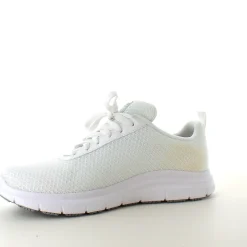 Skechers Work i hvid med åndbart materiale