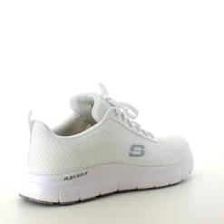 Skechers Work i hvid med åndbart materiale