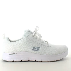 Skechers Work i hvid med åndbart materiale