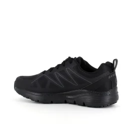 Skechers work sko i sort med svangstøtte
