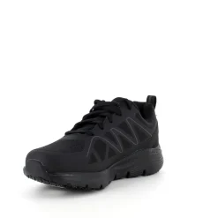 Skechers work sko i sort med svangstøtte