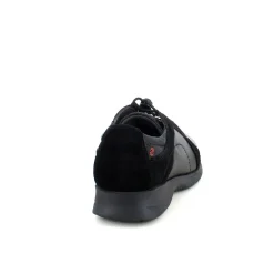 Skind gåsko fra Green Comfort med elastik snørre og god svangstøtte