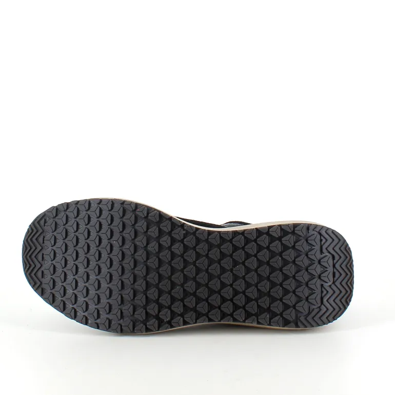 Sort Green Comfort sko med dobbelt lukning