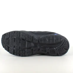 Sort letvægtssko med velcroremme og stødabsorberende sål