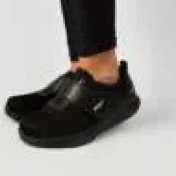 Sort MBT letvægts damesko med velcro