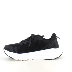 Sort åndbar sko fra Endurance med effektiv stødabsorbering