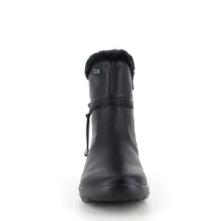 Sort Rieker støvle med elegante detaljer