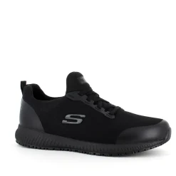 Sort Skechers work sko med ESD