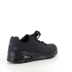 Sort skridsikker arbejdssko fra Skechers med ESD