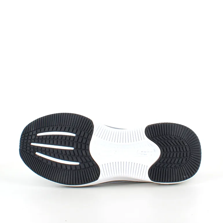 Sort slip-ins sko fra Skechers med elastiksnøre