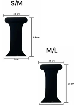 Sort sygepleje silikone rem til Apple Watch