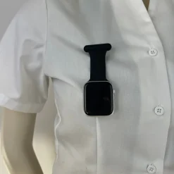 Sort sygepleje silikone rem til Apple Watch