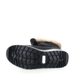 Sort vandtæt vinterstøvle fra Whistler med pels kant