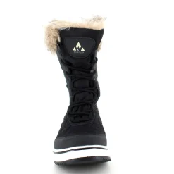 Sort vandtæt vinterstøvle fra Whistler med pels kant